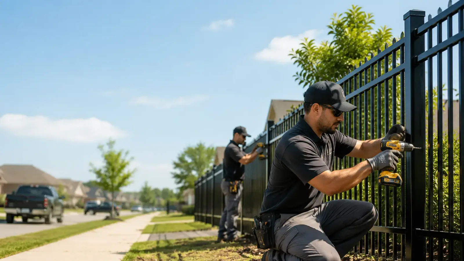 Metal Fence Installation in Biddeford, ME